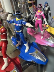 Power Rangers In Space Lightning Collection Bundle Lot of 9 with custom gliders