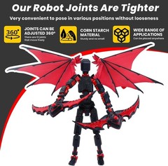 Dummy 13 Articulated Robot Figure – Customizable Accessories