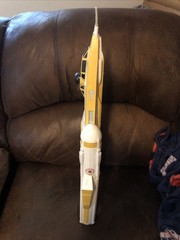 2009 Star Wars The Clone Wars Republic Y-Wing Bomber Incomplete Ship