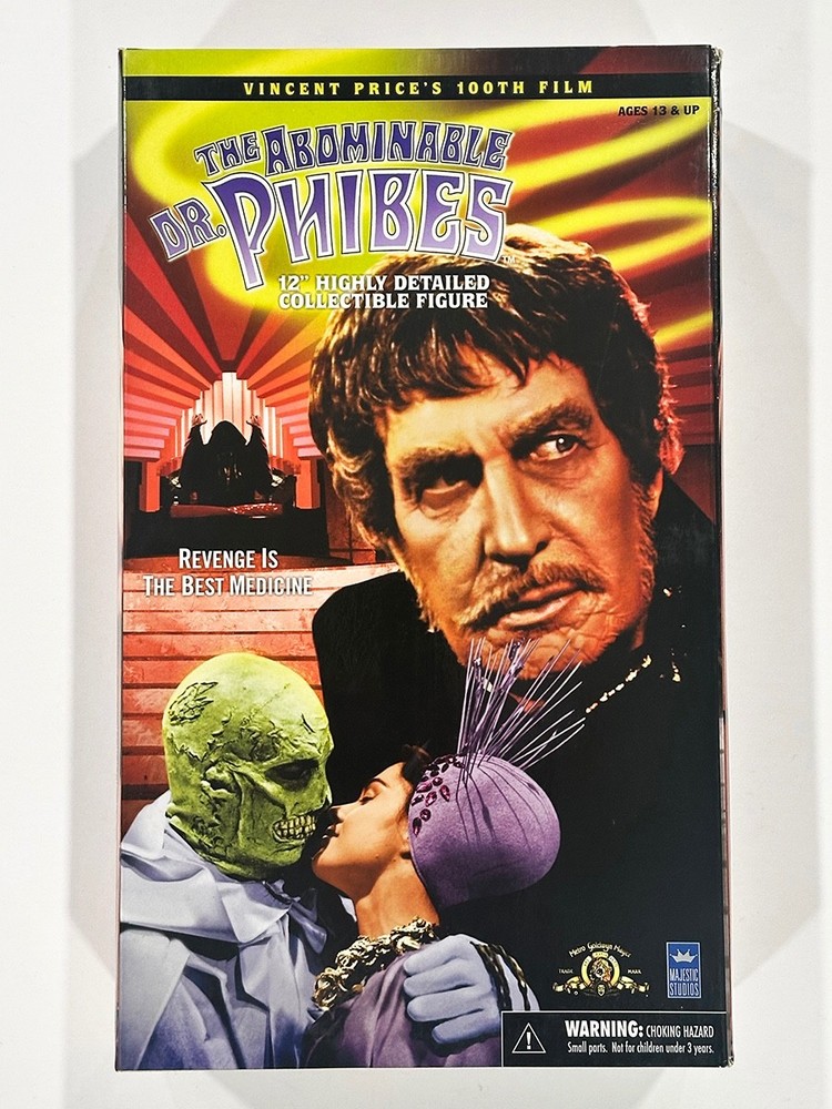The Abominable Dr. Phibes 1:6 Vintage Figure in Box Vincent Price 100th Film