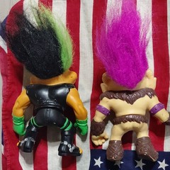 Troll Action Figure Collection Multicolor Hair Fantasy Cartoon TV Character Set