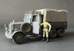 Indiana Jones 1:18 WWII German “Fabric” Cargo Truck 3.75 Raiders Of The Lost Ark