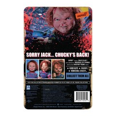 SUPER7 Child’s Play 2 Homicidal Chucky Blood Splatter ReAction Figure 3.75″ NEW