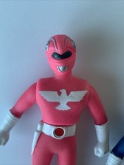 Vintage Super Robotic Rangers Lookalike Generic Pink Blue Green Action Figures