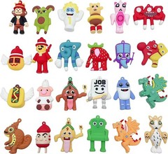 24PCS Steal A Brainrot Mini Figures Set – 2.1″ Inch Mini PVC Collectible Toy Fig