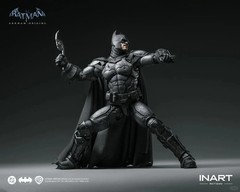 INART Batman Arkham Origins Battle Damaged 1/12 Figure DC Action Figure In Stock