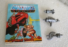 VINTAGE 1984 MOTU MASTERS OF THE UNIVERSE HE-MAN ROBOTO 100% w/COMIC