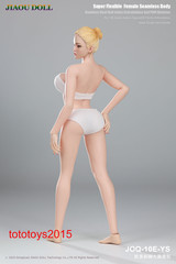 JIAOU DOLL 1/6 JOQ-10E European Female Big Bust Steel Skeleton Figure Body Toy
