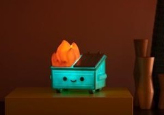 Dumpster Fire Night Light Vinyl by 100% Soft