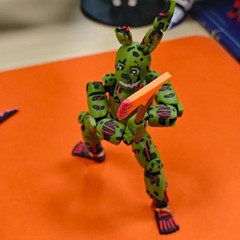 3D Printed FNAF Freddy Fazbear’S Pizza Springtrap Toys Action Figures Anime