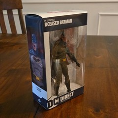 DC Direct DC Essentials DCeased Batman Action Figure Boxed, Gray/Black/Yellow