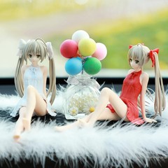Anime Figure Cartoon kawaiii Yosuga no Sora Kasugano sitting position Action