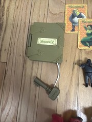 Vtg DreamWorks Shrek Figure Lot Donkey Thelonious Gingerbread Guard Dragon Puss