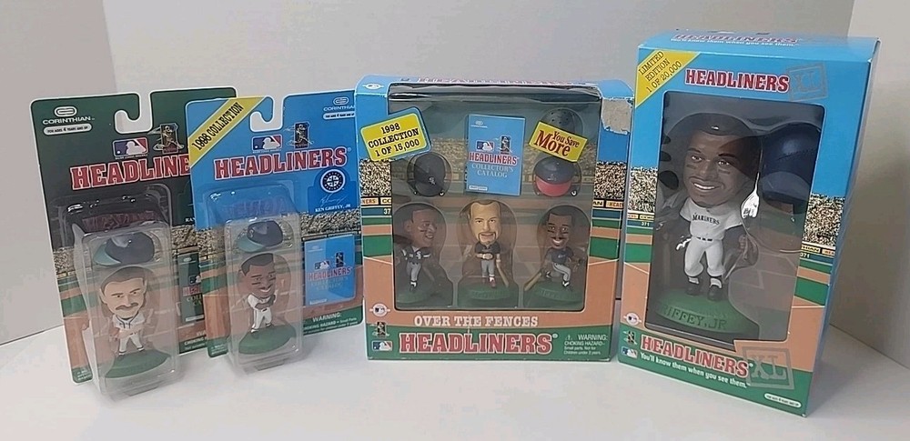Vtg. Corinthian Headliner Lot – Ken Griffey Jr/Frank Thomas/McGwire/Johnson