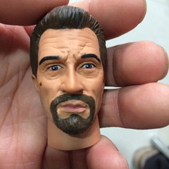 Random 1pcs 12″ Action Figure Head Sculpt 1/6 Scale Male Soldier Head Sculpture