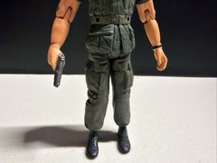 Ultimate Soldier XD Vietnam Figure Loose With Pistol Molded Into Hand