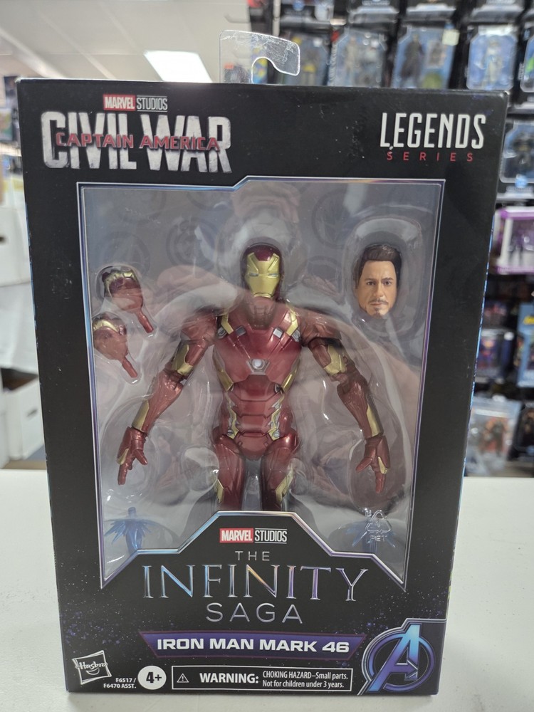 Marvel Legends Civil War Captain America The Infinity Saga Iron Man Mark 46