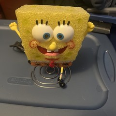 SpongeBob Squarepants -Nickelodeon Plastic Resin Night Light Desk Lamp Tested
