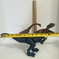 Dinosaur action figure mixed lot of 15 Jurassic World & Vtg Solid Dino figurine