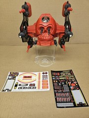 Vintage 1983 Palitoy Roboskull Action Force Red Shadows & Red Wolf Pilot Figure