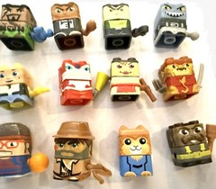 Sick Bricks Lot of 25 By Spin Master Characters Figurines Circa 2015 (est)