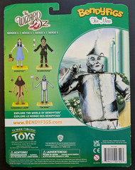 Bendyfigs Wizard of oz Tin Man Noble Collection Figure Sealed NIB