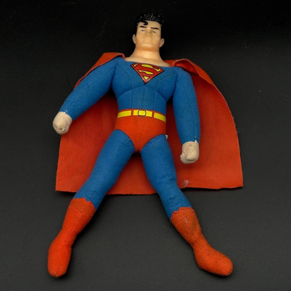 Superman Kellytoy 10″ Plush w/Vinyl Head 2006 DC Comics Warner Bros