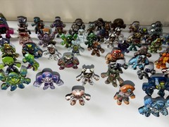 Lot of 98 Spin Master Million Warriors Mixed Series Figures Toys