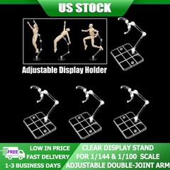 Adjustable Display Stand For 6″ Action Figure Clear Plastic Holder 1/4/5/8/10/12