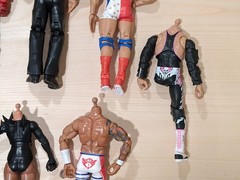 WWE Figures Parts Lot Damaged Missing Parts Flaws No Heads Mixed Elite & Regular