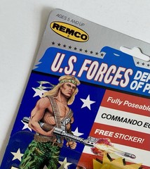 VINTAGE 1986 Remco US Forces Defenders of Peace – Protector US 3 GI Joe NEW MOC