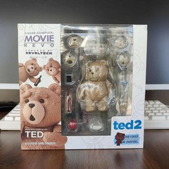 TED 2 Bear Action Figure 10CM Movable Joint PVC Collectible Model Toy Gift Boxed