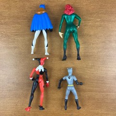 1990’s Batman Action Figure Lot Harley Quinn Poison Ivy Robin Joker Mr. Freeze