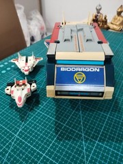 Vintage Pladela Biodragon made in japan & BioRobo Bootleg Taiwan Bioman Sentai