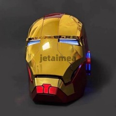 US! Iron Man Gold Mask Cosplay AUTOKING MK5 1:1 Helmet Wearable Voice-control