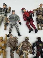 Vintage Military Action Figure Lot 58 Mixed Army Soldier Figures Chai Mai
