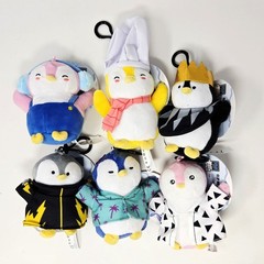 Pudgy Penguins Plush Dangler Clip On – Lot of 72 Clips : SIX (6) VARIETIES!