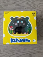 Unbox Kiyo Neko Black Edition Figure H11CM Designer Toys Sofubi Soft Vinyl