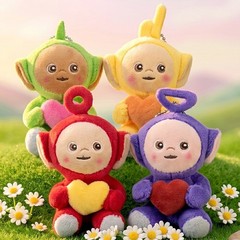 Teletubbies Dipsy Heart Plush Keychain 9cm Authentic Licensed Doll Bag Charm