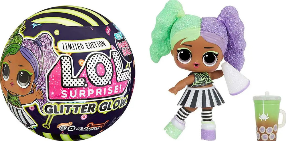 RARE LOL Surprise Halloween Glitter Glow Limited Edition Doll Ball Cheer Boo NEW