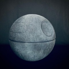 3D Printed Death Star Scaled Down Model