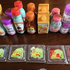 42 Barbie Sized Miniverse Mini Food Pieces Lot Mix Items Miscellaneous Minis