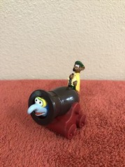 GONZO & RIZZO THE RAT Traction Car 1996 BK Muppets Treasure Island ( 1 Toy )