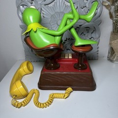 Vintage Kermit the Frog 1983 Telephone Rare Jim Henson Landline UNTESTED