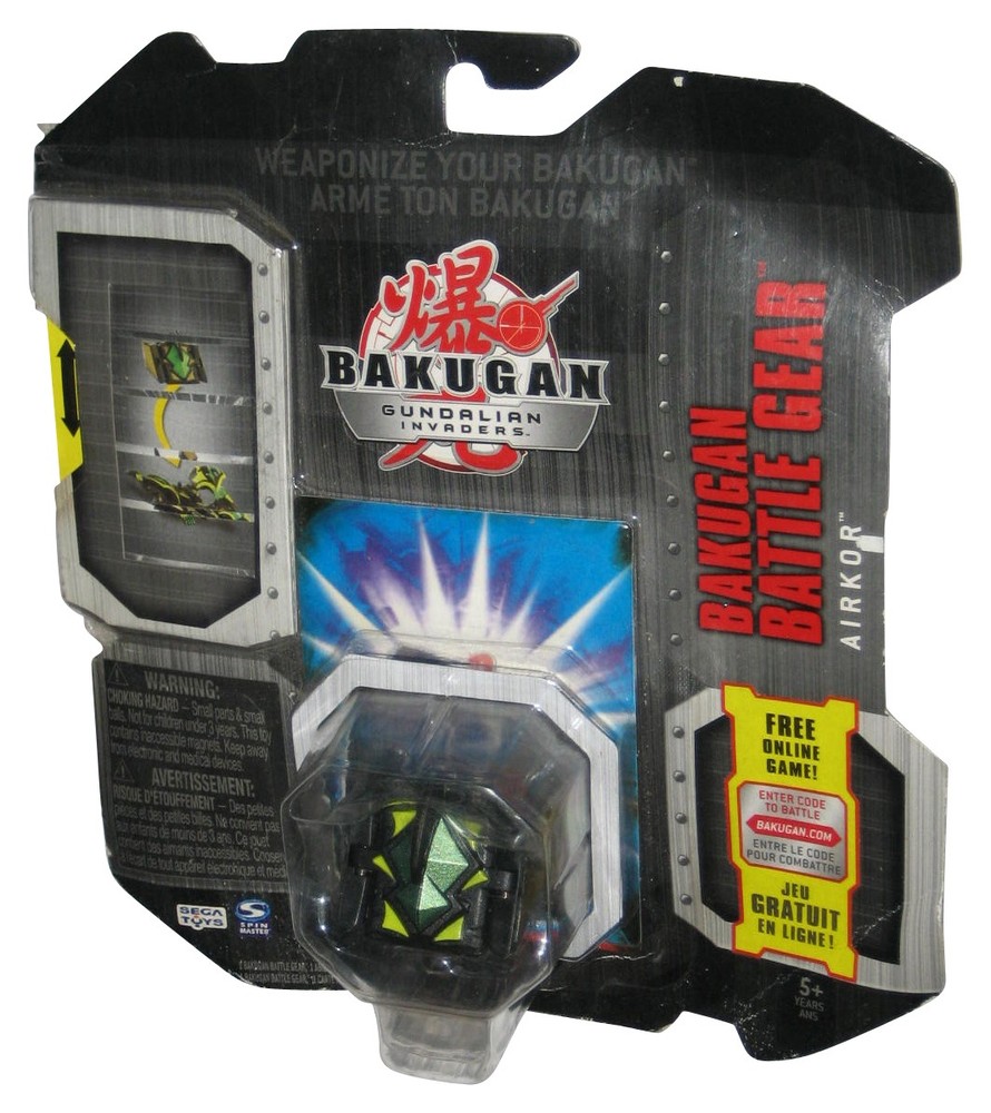 Bakugan Guardian Invaders (2010) Battle Gear Darkus Black Airkor Weaponize Toy –