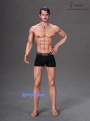 LDDOLL 34Boy 1/6 Finger Bone Makeup Flexible Silicone Muscle Body Figure Doll