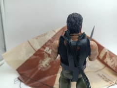 Rambo With Parachute Jocsa Force Of Freedom Argentine Vintage 80´s Not Coleco