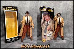 Custom 8″ Mego Peter Falk as LT Frank Columbo Action Figure Boxed