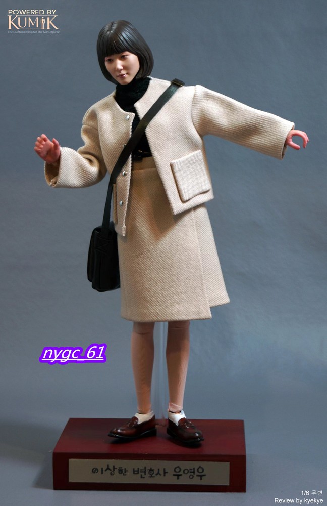 KUMIK KMF23-WOO005 1/6th Lawyer Girl Park En Bin 12” Female Action Figure Doll