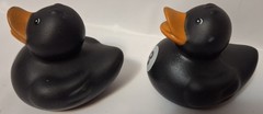 8 Ball Rubber Duck 2″ Toy Figure
